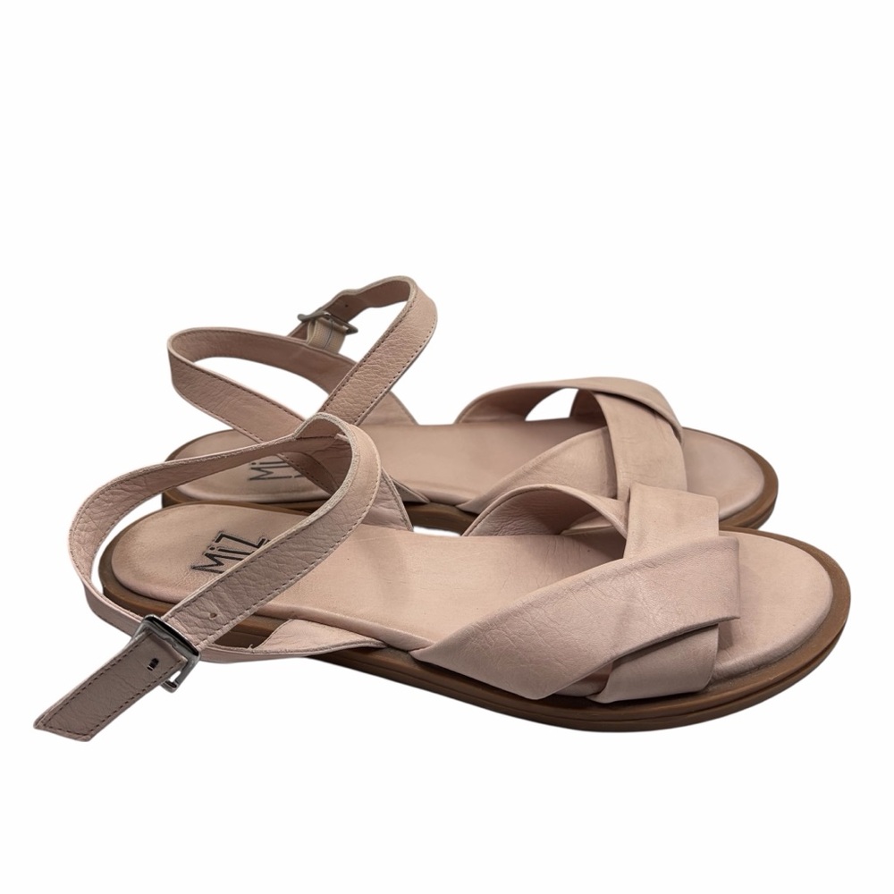 Miz Mooz Women's Size 8.5 Pink Leather Sandals